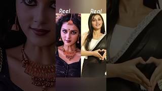 Radha Krishna serial character reel vs real  ❤️❤️krishnaradhakrishnalovekrishnastatusshorts [upl. by Josey146]