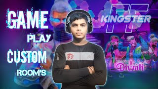 KINGSTER FF LIVE COUSTAM ROOMS💀 CUSTOM ROOMS AJAO JISKO KHELNA HAI sooneeta freefire nallanoni [upl. by Ethelinda]