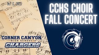 Corner Canyon High School Fall Choir Concert [upl. by Henryk]