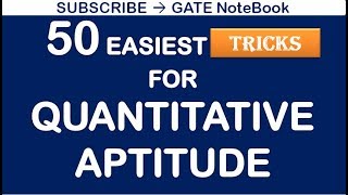 50 Easiest TRICKS to Solve Quantitative Aptitude Problems Unacademy Discount code  HELLOSONU01 [upl. by Shue]