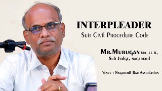 civiljudgeexam2023  Section 88 of CPC Interpleader Suit class by MrMurugan Sub Judge Nagercoil [upl. by Yltsew]