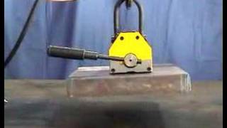 Industrial Magnetics Inc PowerLift® Lift Magnet Demo [upl. by Ardnaeed]