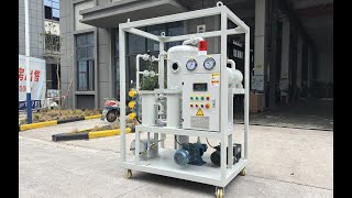 FUOOTECH 2024 ZY20 1200 LPH Transformer Oil Purifier Introduction and Operation Video [upl. by Enelrak]