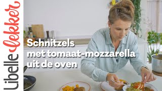 Klaar in 30 minuten schnitzels met tomaatmozzarella uit de oven en gestoofde wortelen [upl. by Roslyn]