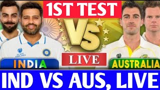 🔴Live IND VS AUS1st Test  PERTH Live Score amp Commentary  BGT 202425  INDIA VS AUSTRALIA Live [upl. by Neal]