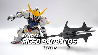 REVIEW BANDAI  MGSD BARBATOS [upl. by Valencia293]