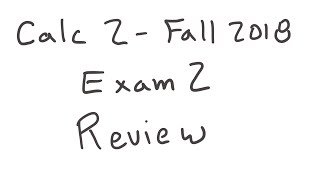 Calculus 2 Applications of integration exam review Fall 2018 [upl. by Etyak]