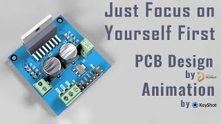 🅿𝐫𝐢𝐧𝐭𝐞𝐝 🅲𝐢𝐫𝐜𝐮𝐢𝐭 🅱𝐨𝐚𝐫𝐝 𝐃𝐞𝐬𝐢𝐠𝐧 L298n Motor driver  PCBdesign PCBanimation altium keyshot [upl. by Rohpotsirhc76]