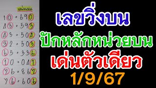 เลขวิ่งปักหลักหน่วยบน1692567 [upl. by Clift]