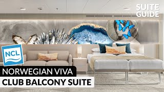 Norwegian Viva  Club Balcony Suite Full Walkthrough Tour amp Review 4K  NCL Viva [upl. by Eyot]