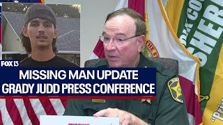 Grady Judd update on missing Polk County man [upl. by Ynnol187]