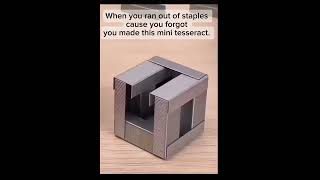 Just when you need staples for the stapler 🙄 tesseract [upl. by Nesyaj]