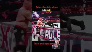 Brock Lesnar ne referee ko uthakar patka wwe wrestling [upl. by Enialedam]