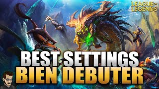 BEST SETTINGS POUR BIEN DÉBUTER ► COMMENCER LEAGUE OF LEGENDS EN SAISON 13 2023 [upl. by Juni]