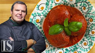 Polpette al Sugo di Antonio Sorrentino  Ricetta Napoletana [upl. by Sucitivel]