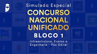 Simulado Especial CNU – Bloco 1 Infraestrutura Exatas e Engenharia – PósEdital – Correção [upl. by Leff]