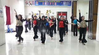 KATCHI CHA LINE DANCE Mathohir INA amp LINDA OEI INA [upl. by Barina]