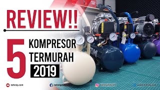 DAHSYAT Review 5 KOMPRESOR OILLESS TANPA OLI 34HP TERMURAH [upl. by Ettesel]