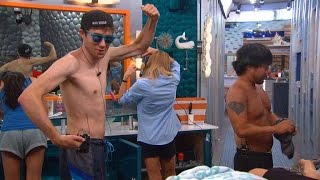 Big Brother  Shirt Off Abs Out  Live Feeds Highlight [upl. by Ynehpets]