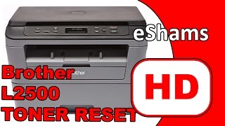 Brother DCP L2500D Toner Reset [upl. by Rick]