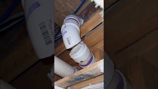 Difficult Plumbing Repair Replacing A 3” PVC 90 plumbing shorts [upl. by Rabin]