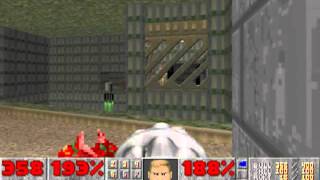 Ultimate Doom 100 Walkthrough E1M4 Command Control [upl. by Madanhoj]