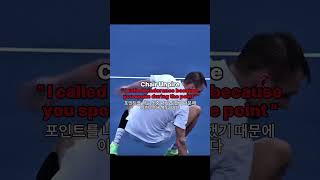 테니스 제 1 규칙  바로 사과하지 말 것  Tennis Rule 1 Dont apologize immediately medvedev [upl. by Airlie]