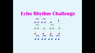 Echo Clap Rhythm Challenge  Easy Patterns [upl. by Nixon]