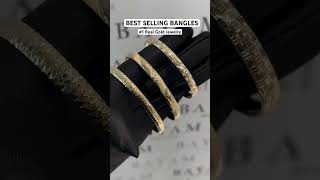 1 Selling Bangles 🏆 Real Gold bayamjewelry realgold goldjewelry womenjewelry goldbangles [upl. by Sabino45]