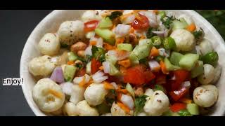 हेल्दी मखाना चाट रेसिपी मिनटों में  Healthy Makhana Chaat  Roasted Makhana Chaat For Weight Loss [upl. by Aneerol808]