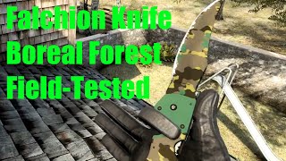 CSGO  Falchion Knife ★ Boreal Forest  fieldtested ft SHOWCASE [upl. by Speroni878]