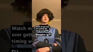 Bloopers ig cosplay cosplayer [upl. by Drarreg]