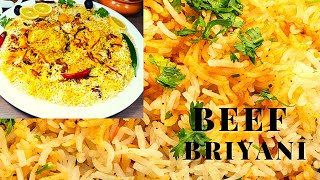 HOW TO MAKE EASY BEEF BRIYANI RECIPE AT HOME  BEEF BRIYANI RECIPE IN URDU  BEEF BRIYANI MASALA [upl. by Burkhard]