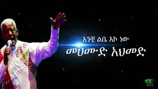 Mohammoud Ahmed Enchi Liben Lyrics video [upl. by Annaeed680]