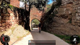 45 minute Fat Burning Indoor Cycling Workout Spain with Garmin Cadence amp Speed Display 4K [upl. by Immij]