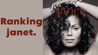 Ranking every song on janet [upl. by Aniryt]