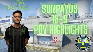 ⫷CS2 POV HIGHLIGHTS⫸ SunPayus  BetBoom Dacha Belgrade 2024  Falcons vs BetBoom  Map3 Nuke [upl. by Ahsima]