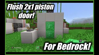 Flush 2x1 piston door Bedrock [upl. by Leiso]