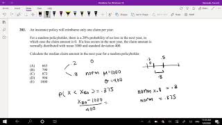 SOA Exam P Question 283  Mean from Conditional Normal Distribution [upl. by Drofnelg]