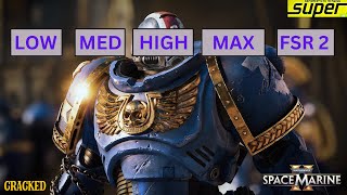 Warhammer 40000 Space Marine 2CRACKED  GTX 1650 SUPER  I3 8100  All Settings TESTED [upl. by Llegna]