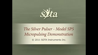 SOTA Silver Pulser  Model SP5  Micropulsing Demonstration [upl. by Alejna]