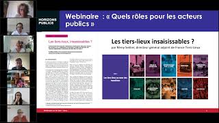 Replay  Tiers lieux  quels rôles pour les acteurs publics [upl. by Fe]