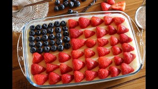 4th Of July Vanilla BavaroisBavarian Cream [upl. by Oettam]