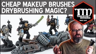 Are Cheap Makeup Brushes Drybrushing Magic [upl. by Hollie]