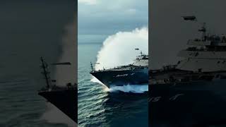 Is This Warship’s Sharp Turn a Risky Maneuver sharpturn ship Warship [upl. by Amitak]