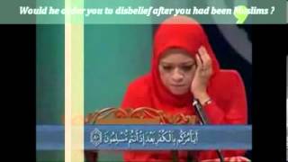 Quran English  Sharifah Khasif Fadzilah Syed Badiuzzaman Malaysia [upl. by Nnairda544]