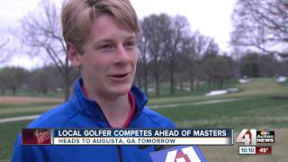 Local golfer competes ahead of Masters [upl. by Yortal105]