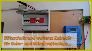 Blitzschutz und weiteres Zubehör für Solaranlage [upl. by Wyatan]