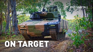 Rheinmetall Lynx in motion – Live firing [upl. by Zitella832]