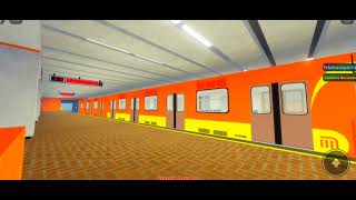 el nm73 Mandarino M558 M559 en el metro Lindavista de roblox STC Línea 3 XD 👻 [upl. by Africa484]